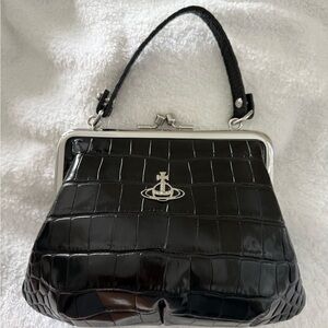 Vivienne Westwood Glossy Black Mini Bag